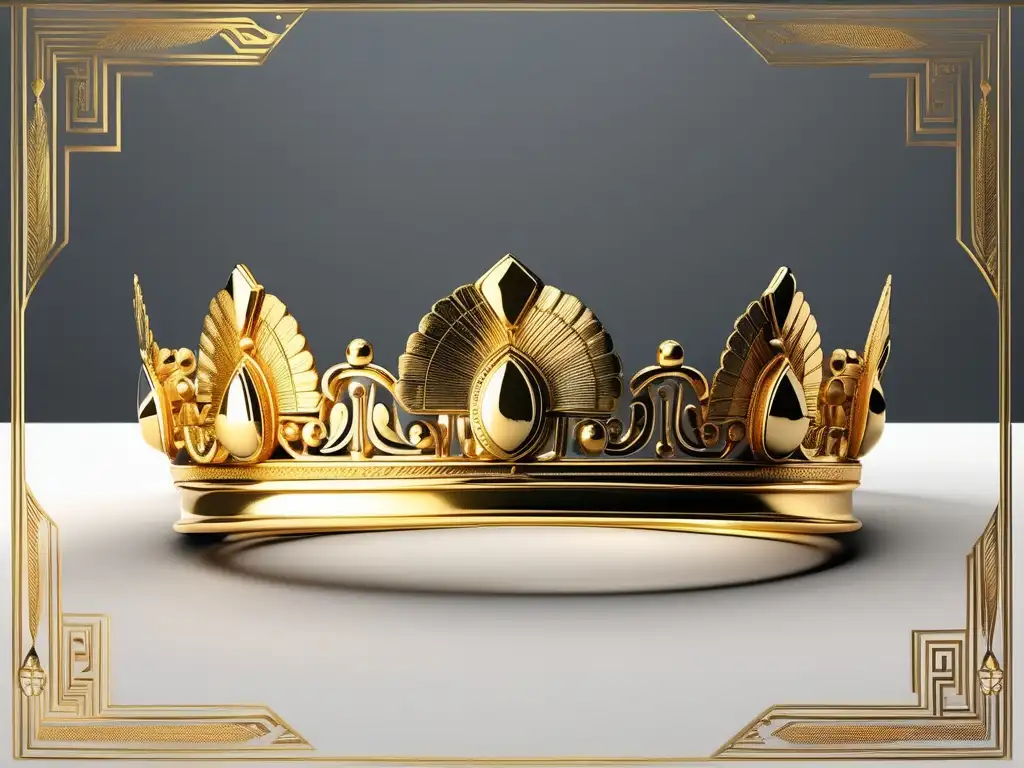 Diadema de oro antigua de Grecia: legado brillante