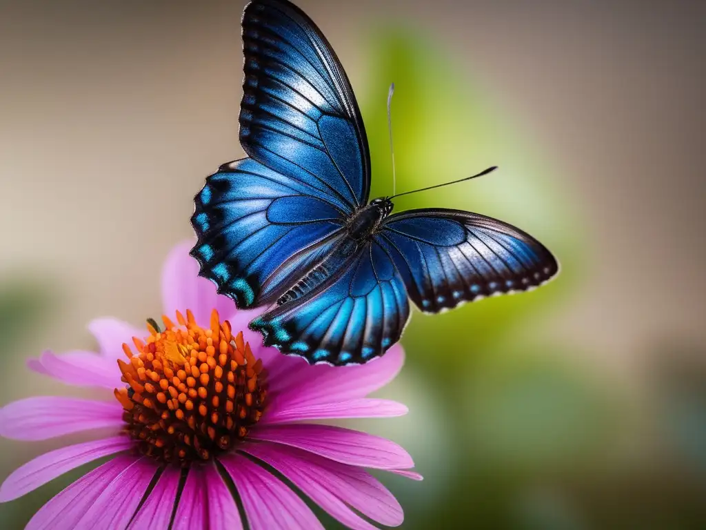 Mariposa y flor expresan poder transformador de las Metamorfosis de Ovidio en la antigua Grecia