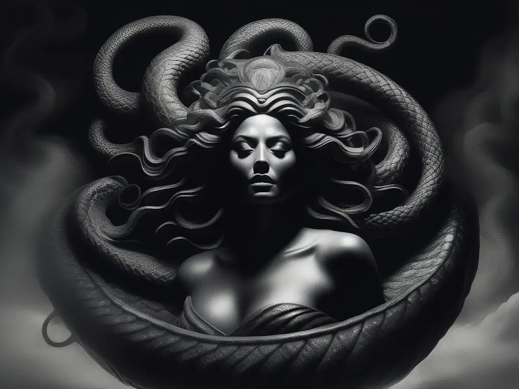 Transformación de Medusa en serpientes: Interpretación simbólica serpientes mitología griega