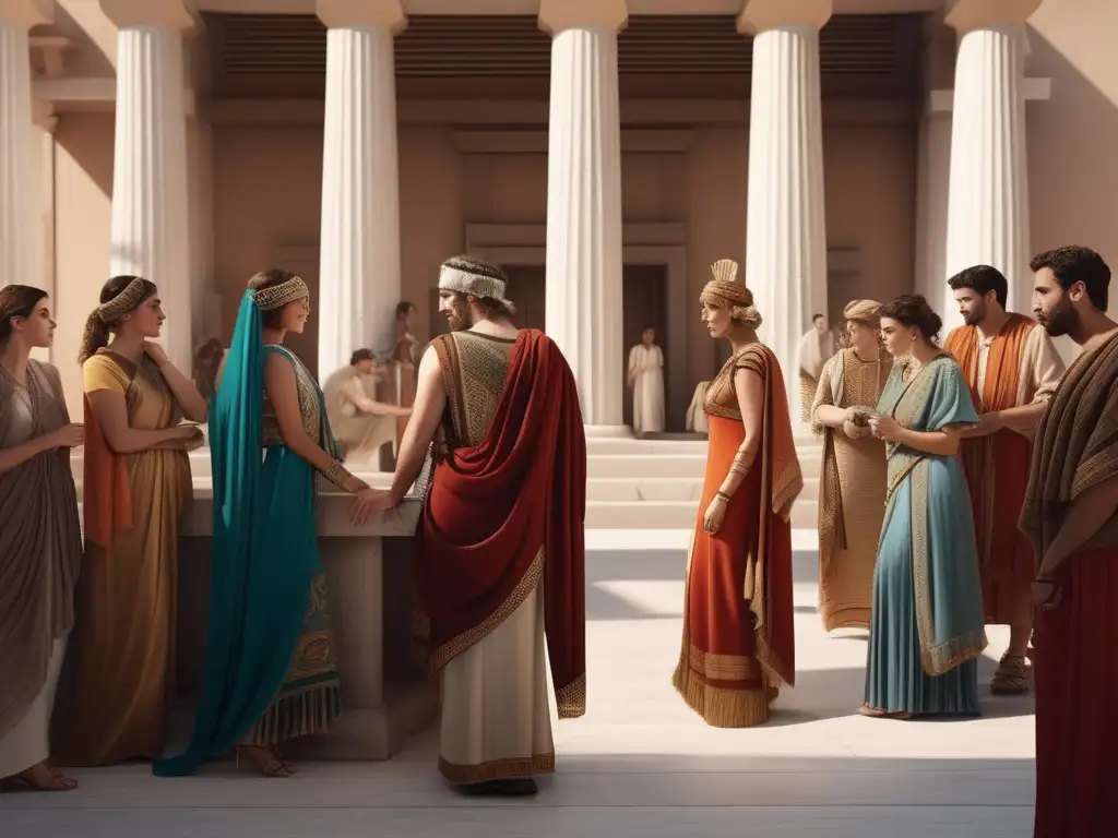 Moda griega antigua: estatus y rol social