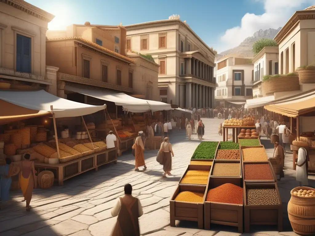 mercado antiguo grecia ilustracion 25 1