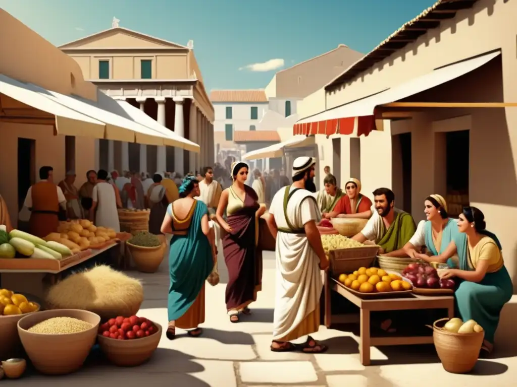 mercado antiguo griego animado 49 1