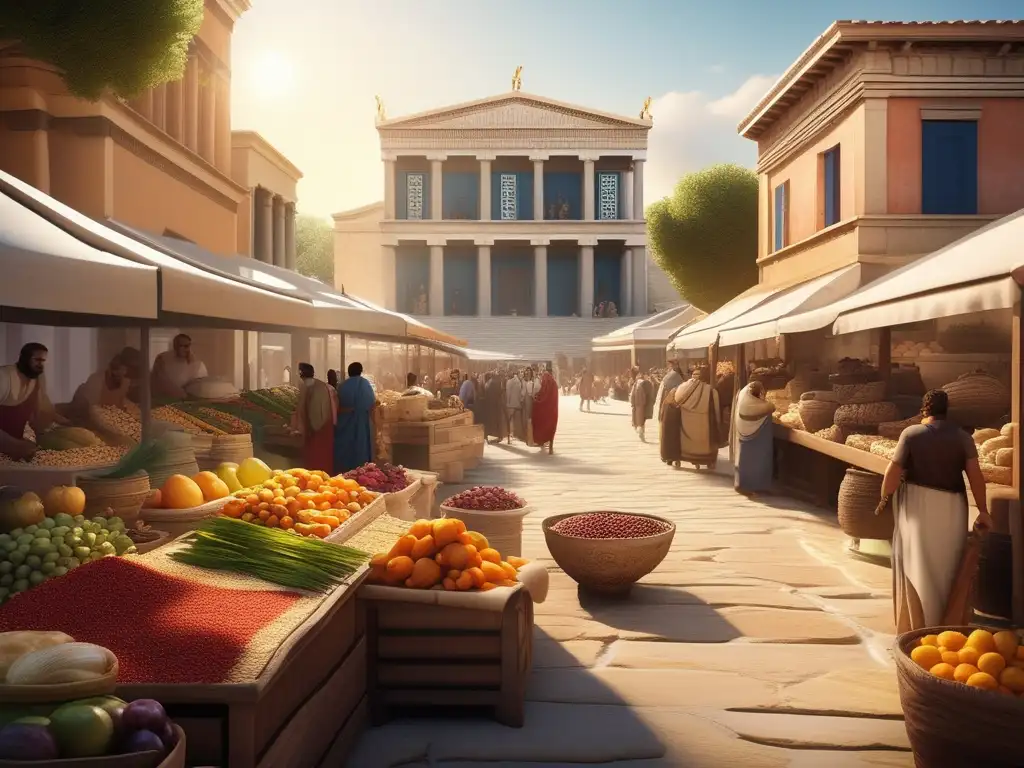 Mercado griego antiguo: Importancia del trueque en la Antigua Grecia