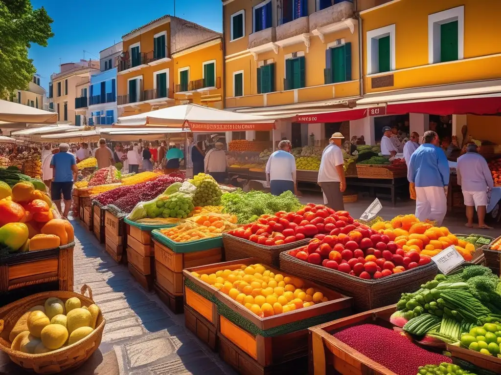 Mercado griego: Importancia del color en arquitectura griega