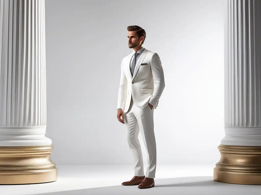 Moda masculina Grecia: Modelo contemporáneo fusiona elegancia griega y estilo moderno