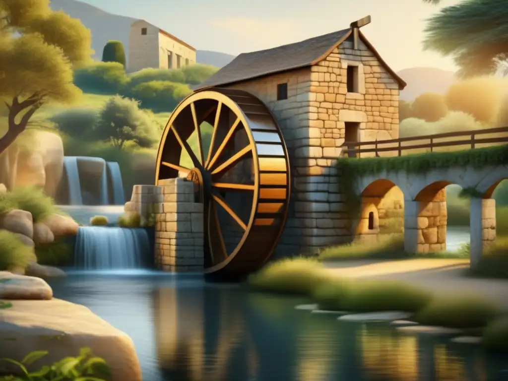 El molino de agua en la Antigua Grecia: Poder hidráulico y molienda de grano 1 molino de agua griego antiguo 1 1