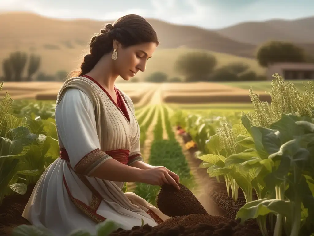 Mujer en campo griego: Importancia económica de las mujeres en la Antigua Grecia