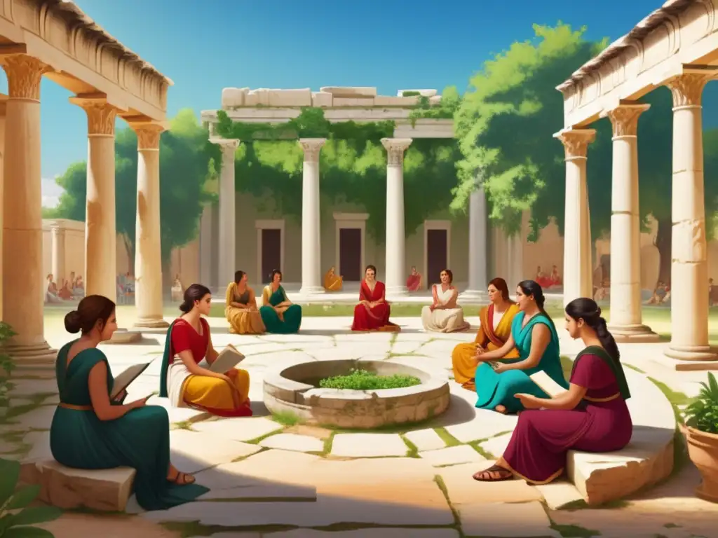 Mujeres de Corinto en la sociedad antigua, educación y empoderamiento
