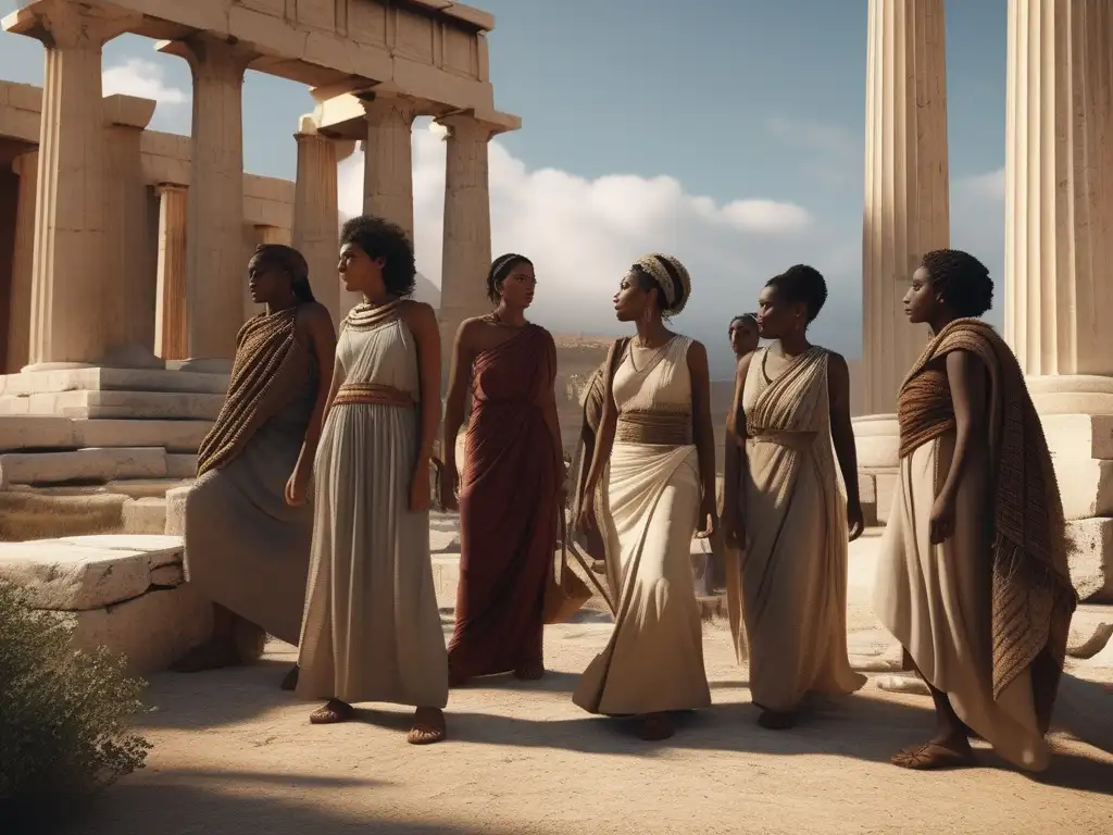 Mujeres esclavas en la antigua Grecia luchando por su visibilidad y liberación