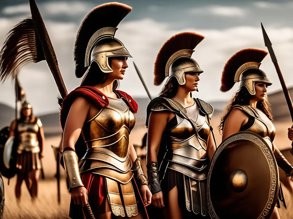 mujeres guerreras griegas en batalla 67 1