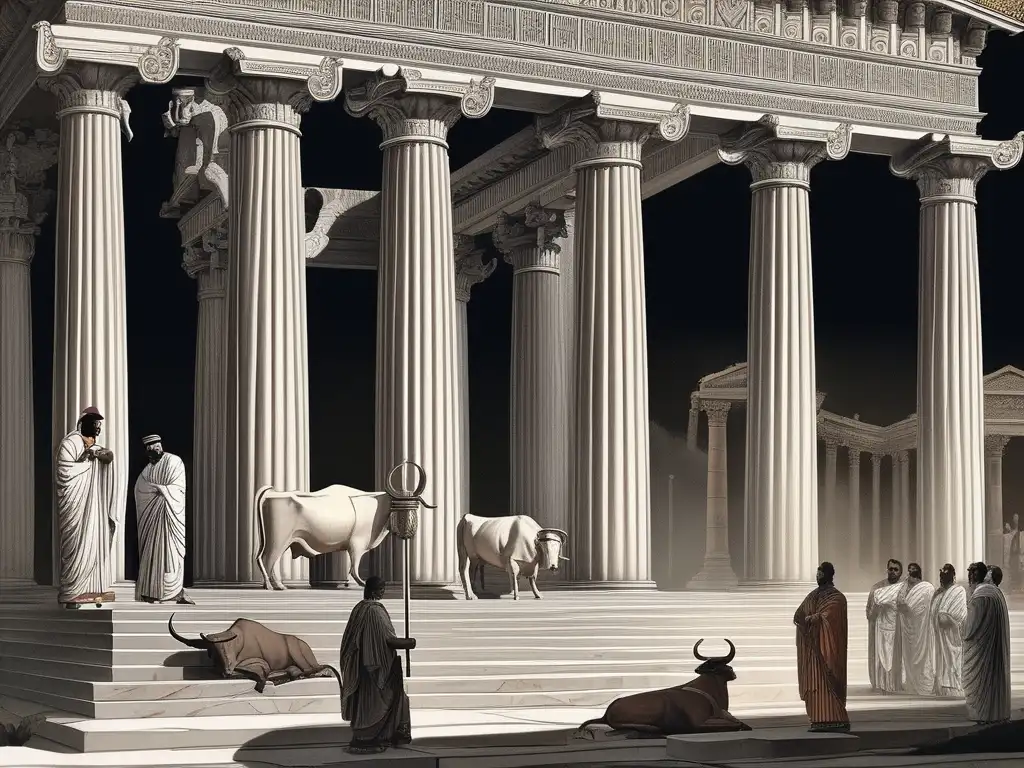 Rituales de sacrificio del toro en la antigua Grecia: significado y simbolismo