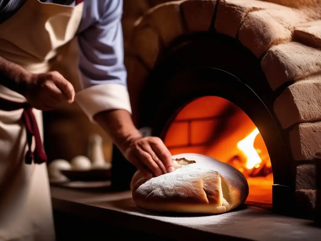 Pan artesanal en horno de barro en una panadería griega - Significado del pan en la Antigua Grecia