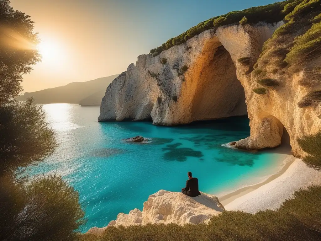 Poeta en las Islas Jónicas: belleza antigua Grecia