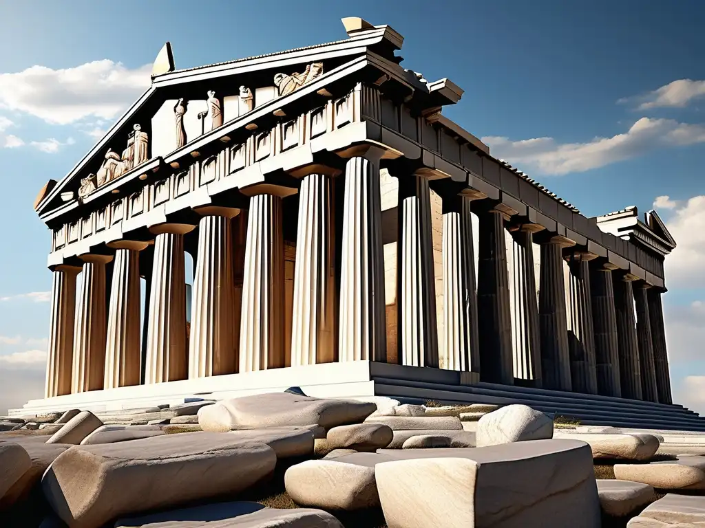 Parthenon en Atenas: Herramientas de construcción en la antigua Grecia