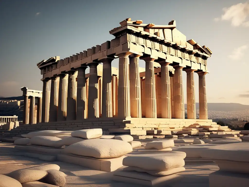 Historia y arquitectura del Partenón: majestuosa imagen en 8k del icónico templo griego