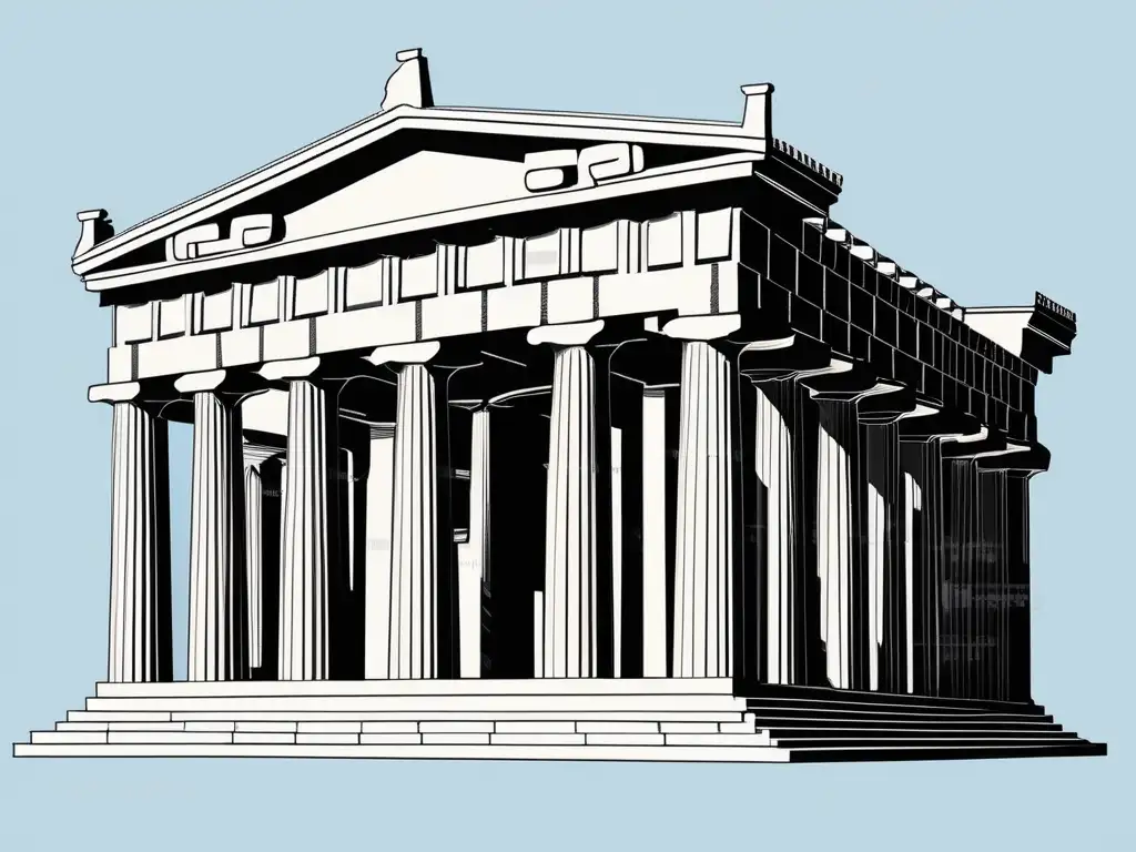 Influencia literatura moderna Grecia: Parthenon, templo icónico en Atenas, Grecia