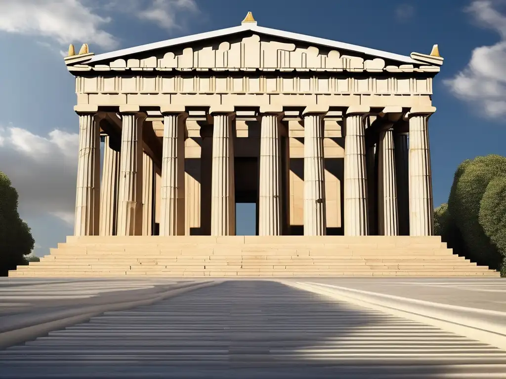 Parthenon en Atenas: templo antiguo con historia y arquitectura