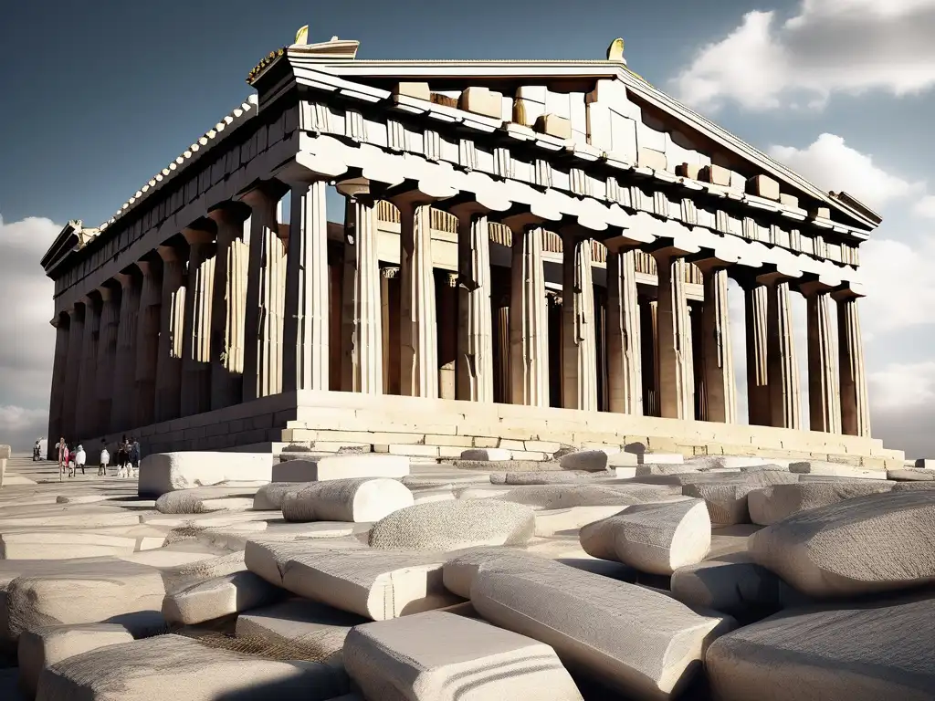 Historia y arquitectura del Partenón en la majestuosidad y belleza de la antigua Grecia
