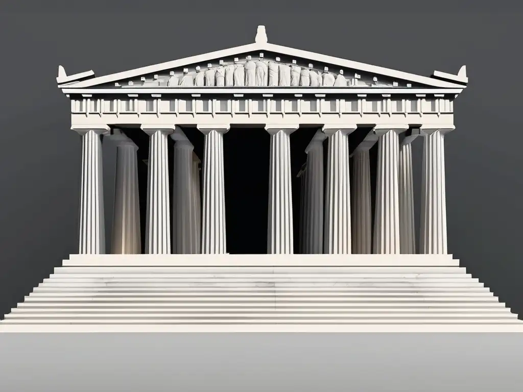 Historia y arquitectura del Partenón al atardecer