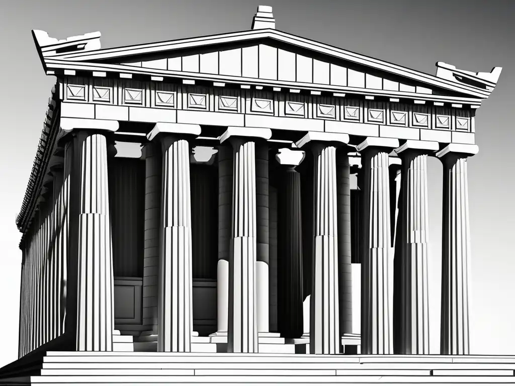 Parthenon, majestuosa estructura de la Antigua Grecia que simboliza la influencia de filosofía y ciencia