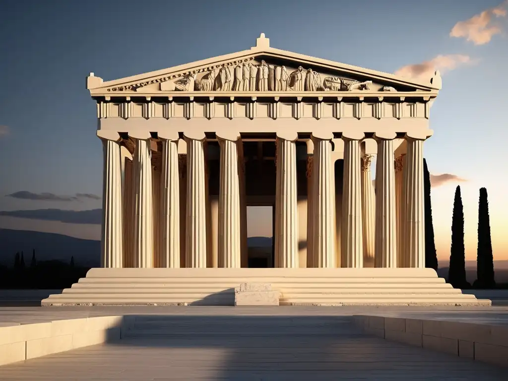 Parthenon en Atenas: Arquitectura griega antigua influenciando el arte y la cultura en Occidente