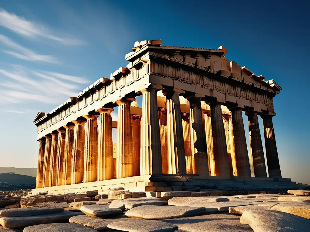 Parthenon en Atenas, Grecia: influencia arquitectura griega en democracia