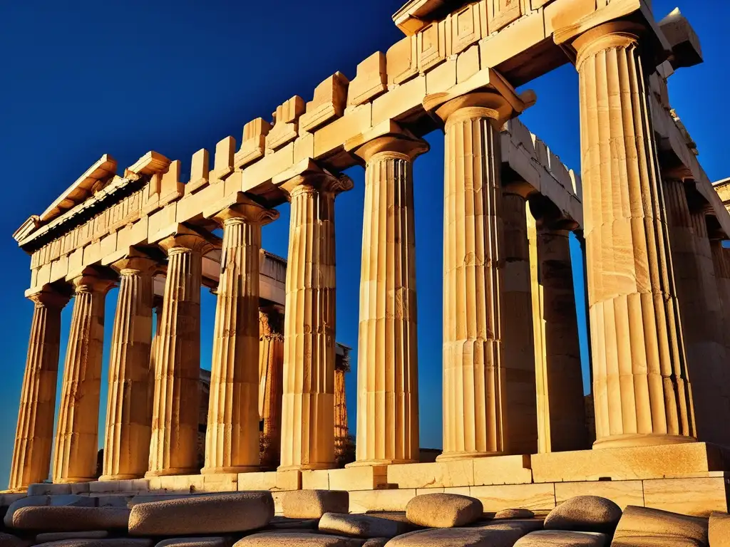 Imagen del Parthenon en Atenas, Grecia