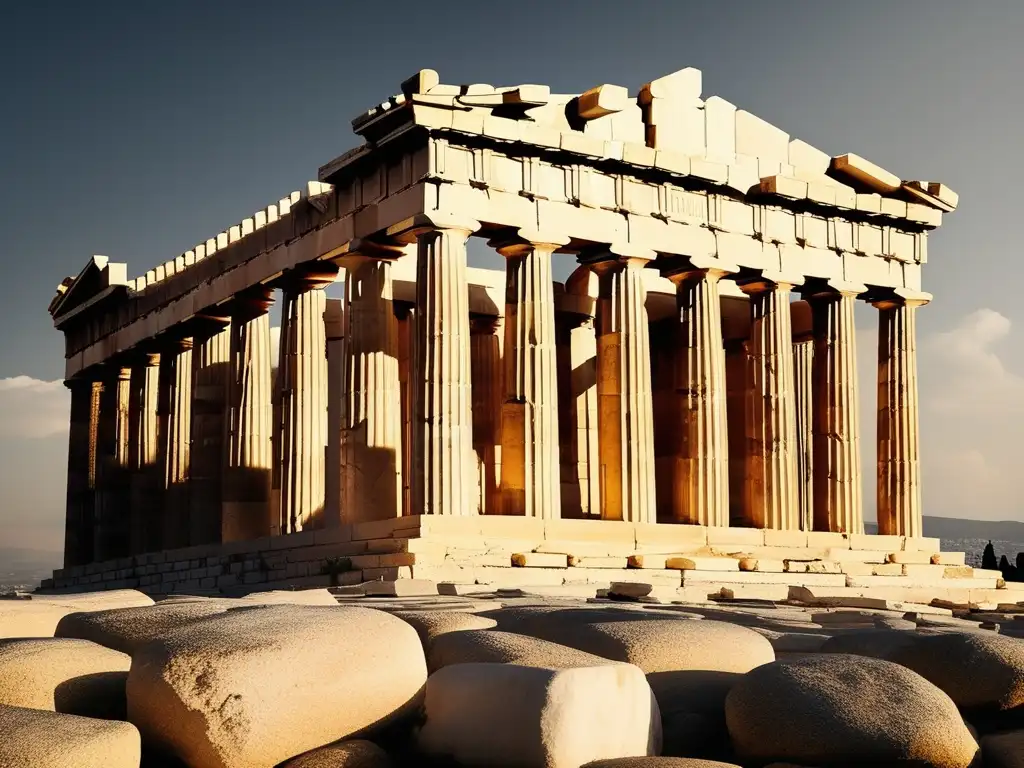 Parthenon: Templo icónico en Atenas, Grecia que simboliza la democracia griega y el papel de la Ekklesía