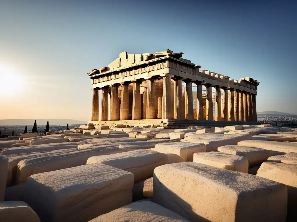 La influencia de la filosofía presocrática en el Parthenon