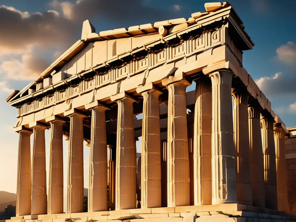 Diseño y construcción del templo griego antiguo: Parthenon, majestuoso legado arquitectónico de Grecia