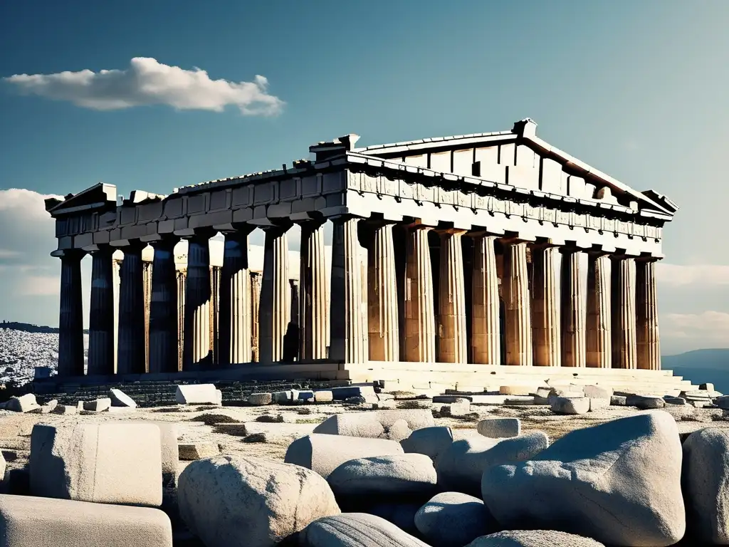 Influencia del arte griego en la actualidad: Parthenon en Atenas, Grecia