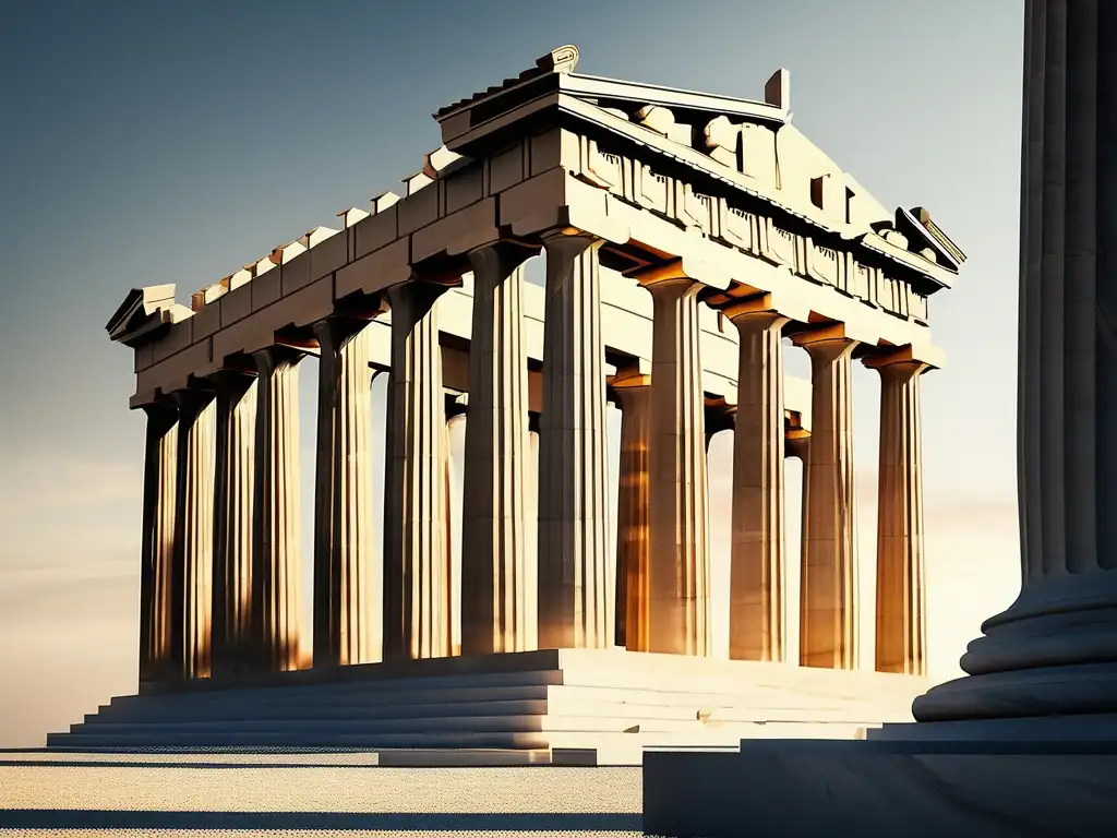 Parthenon, templo iconico en Atenas, Grecia