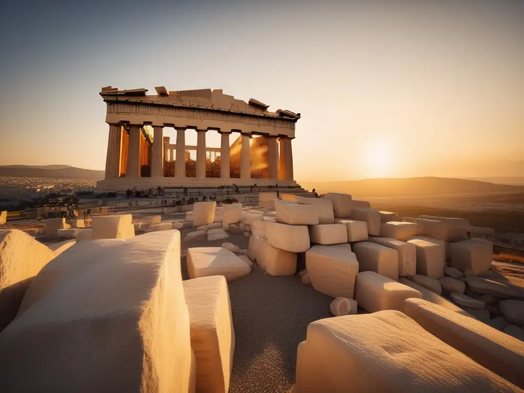 Ruinas majestuosas del Partenón en 8k muestran la decadencia antigua Grecia: Inicios del fin