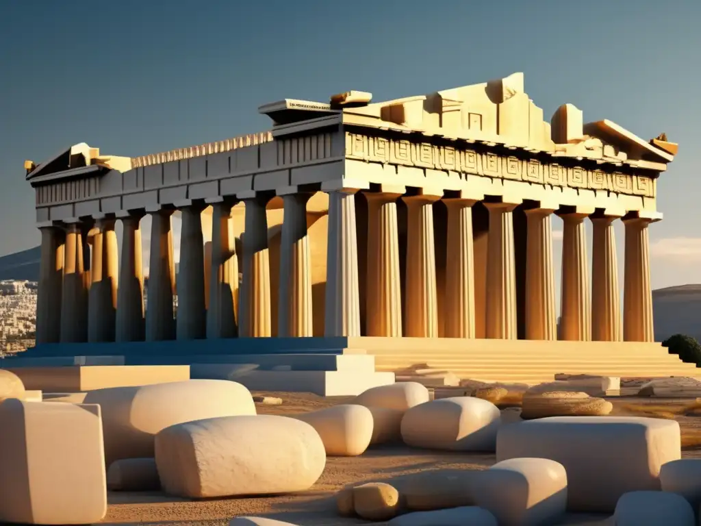 Parthenon en la antigua Grecia: Herramientas de construcción