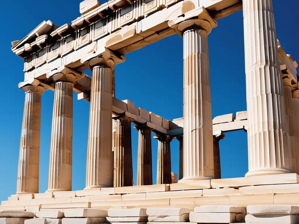 Parthenon en Atenas, Grecia: Técnicas de cimentación en Grecia