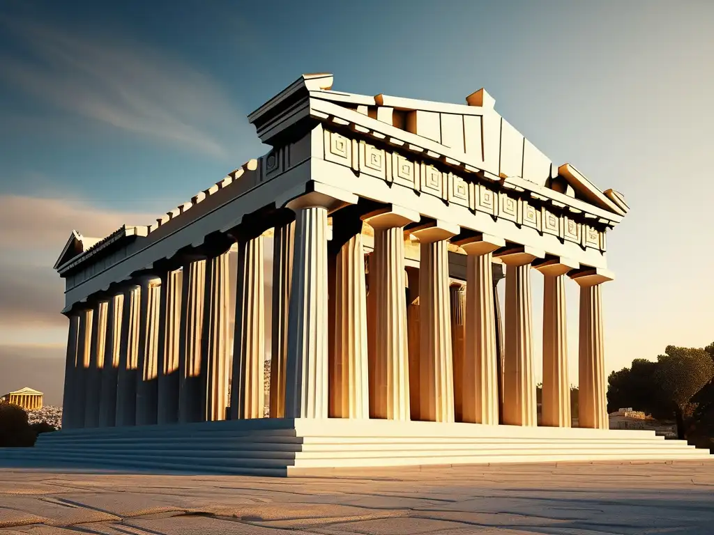 Parthenon en Atenas, Grecia: legado histórico de Pericles y la democracia