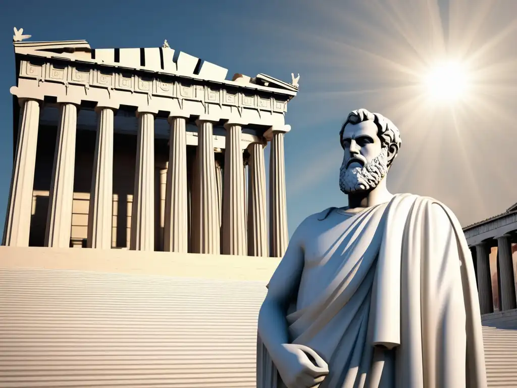 Imagen de Pericles en el Parthenon: vida personal, mitos y verdades