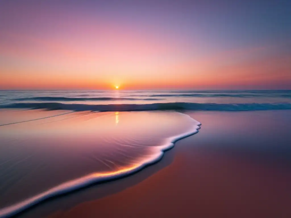 Playa serena al atardecer - Influencia de la filosofía presocrática en Occidente