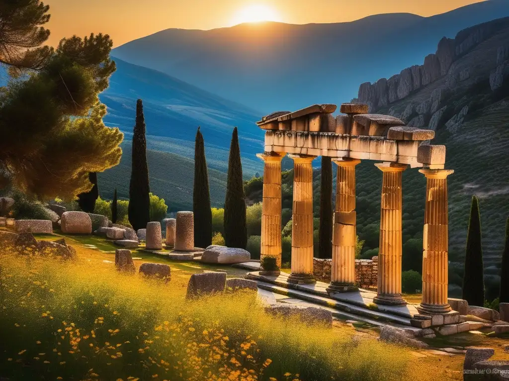 Ruinas del Oráculo de Delfos, majestuosidad y belleza de la Adivinación en la Antigua Grecia