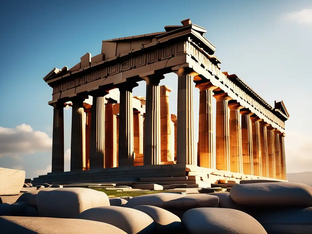 Ruinas del Partenón en Atenas, Grecia