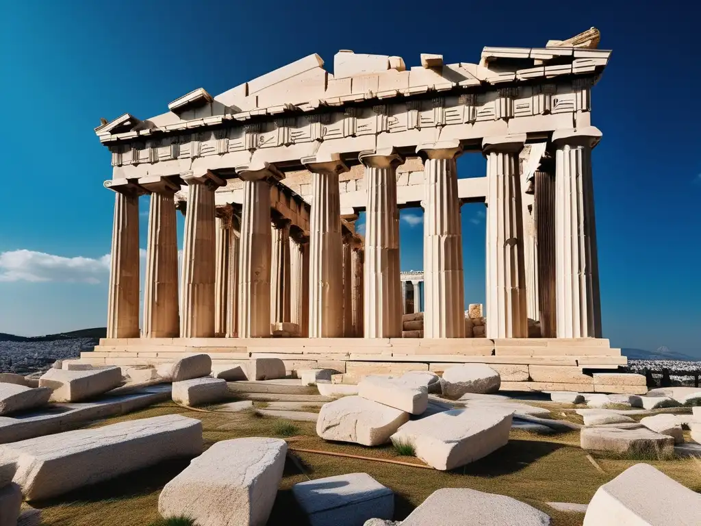 Ruinas del Parthenon en Atenas, Grecia - Explorando los mitos y héroes de la Antigua Grecia