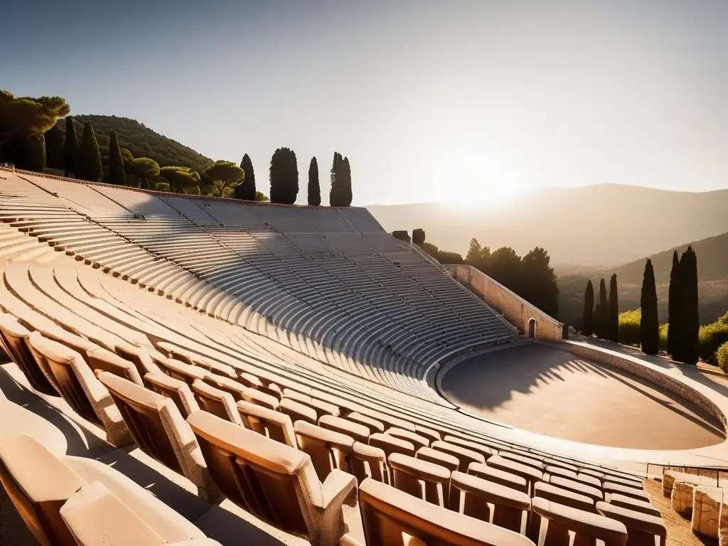 Trascendencia del teatro griego antiguo: ruinas icónicas del teatro de Epidaurus