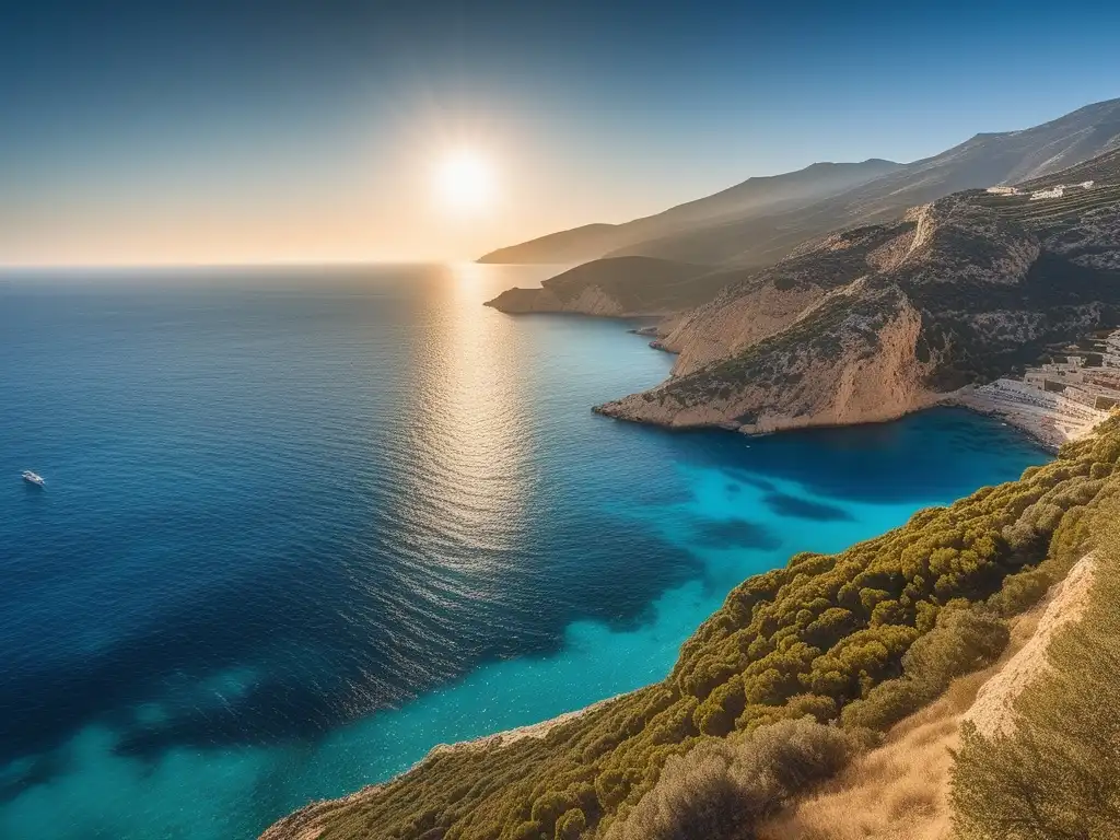 Rutas comerciales marítimas de la Antigua Grecia: Viaje visual por el Mediterráneo con barco griego y islas