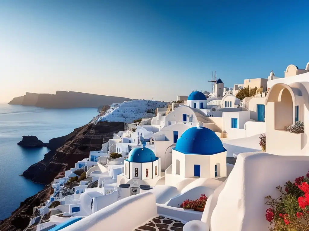 Explorando geografía Antigua Grecia: Santorini, el paraíso del mar Egeo