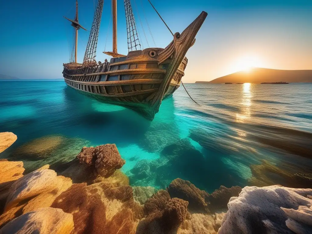 Descubrimientos arqueológicos barcos griegos en el mar Egeo