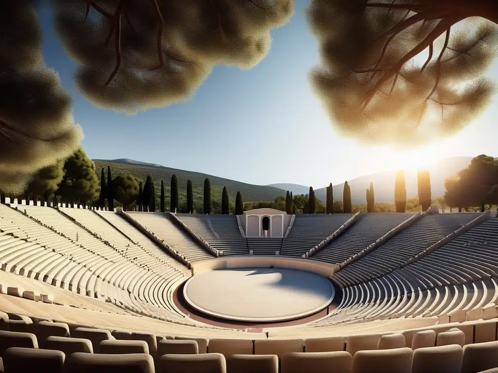 Teatro griego en Epidaurus: Origen del teatro en Grecia