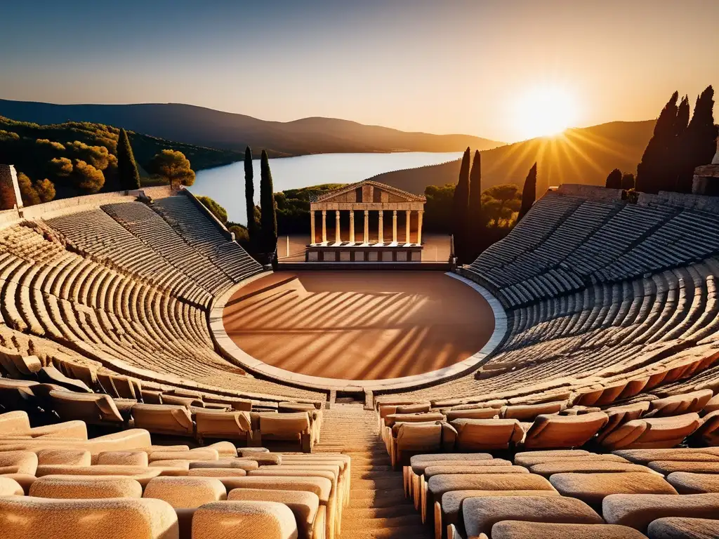 Escenario antiguo griego - Celebraciones teatrales en la antigua Grecia