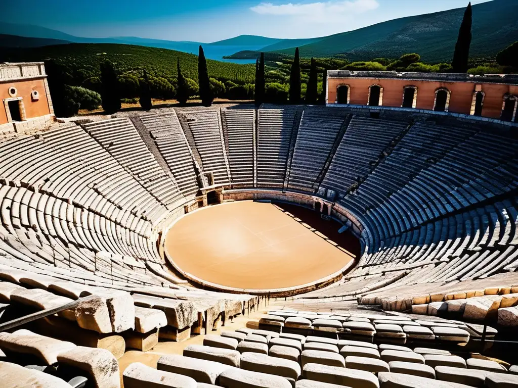 Teatro griego de Epidaurus: Majestuosidad y belleza atemporal