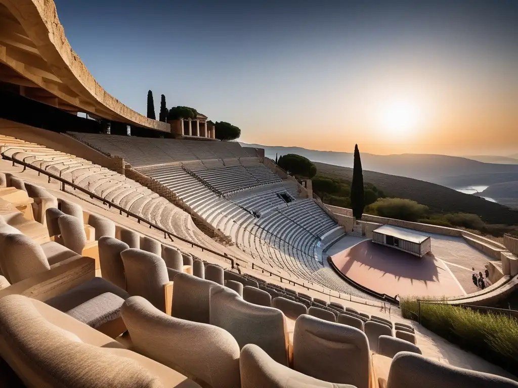 Teatro griego: Importancia de la arquitectura teatral griega en un impresionante escenario natural