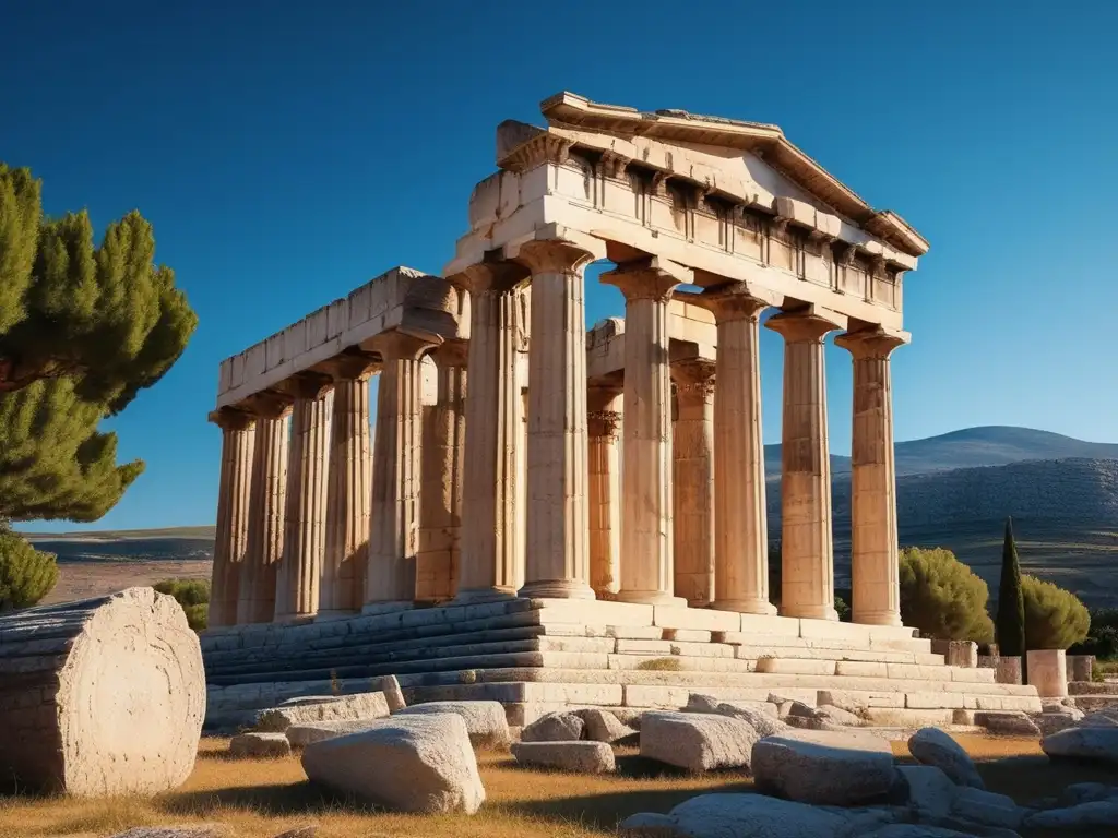 Arquitectura en Corinto: Maravillas históricas del Templo de Apolo en Grecia